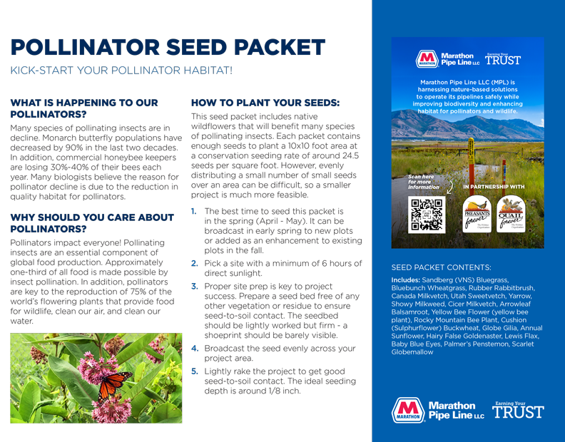 MPL's "Planting a Pollinator Habitat" guide for the mountain west region